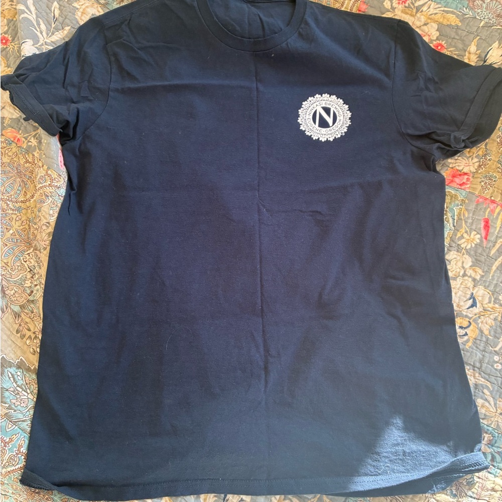 Navy Blue T-Shirt with Ninkasi Brewing Logo